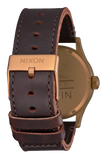 Nixon - Sentry Leather Watch - Bronze/Black