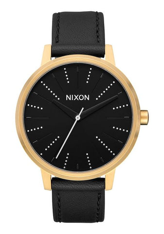 Nixon Kensington Leather - Gold / Black / Silver