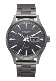 Nixon - Sentry Solar Stainless Steel Gunmetal