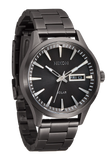 Nixon - Sentry Solar Stainless Steel Gunmetal