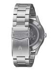 Nixon - Sentry Solar Stainless Steel Navy Sunray/Silver