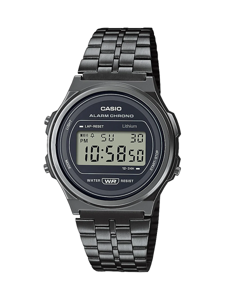 Casio - Vintage Digital Round Gray Watch