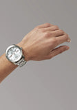 Nixon - Corporal Stainless Steel Watch White/Silver