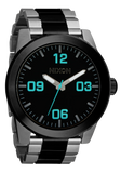 Nixon - Corporal Stainless Steel Watch - Silver/Gunmetal