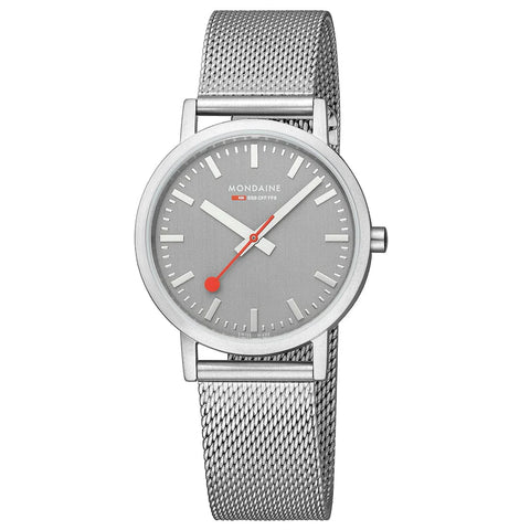 Mondaine - Classic 36mm Stainless Steel Watch