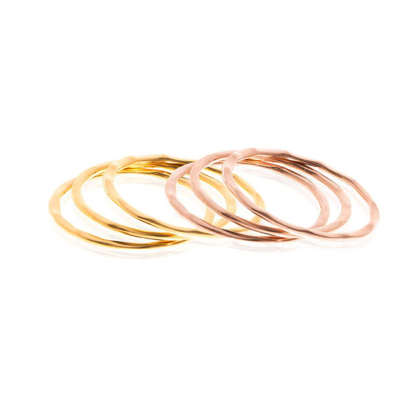 Boh Runga Small But Perfectly Formed Lil Stacker Ring - 9ct Rose Gold, Size M