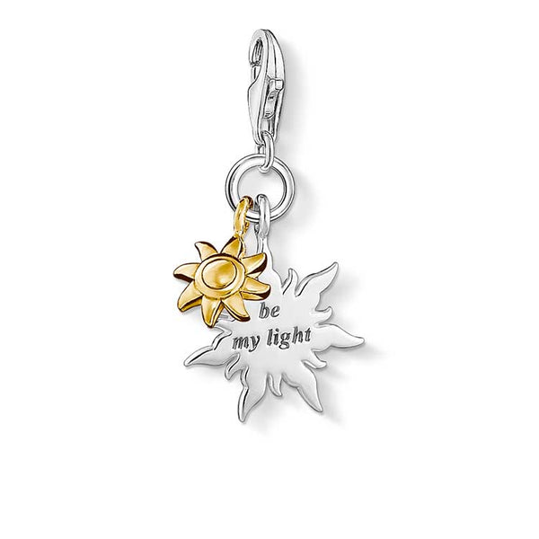 Thomas Sabo Charm Club Gold Plate Be My Light Charm - CC1347