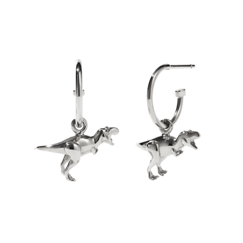 Meadowlark - Dinosaur Signature Hoops Silver