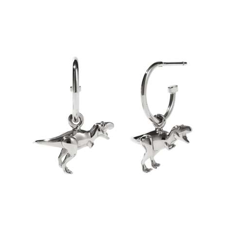 Meadowlark - Dinosaur Signature Hoops Silver