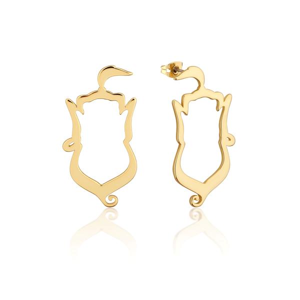 Disney Aladdin Genie Outline Earrings