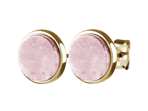 Dyrberg/Kern Cork SG Rose Quartz Earring