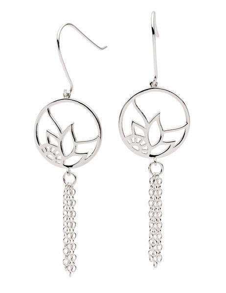 Be the Light Silver Earrings