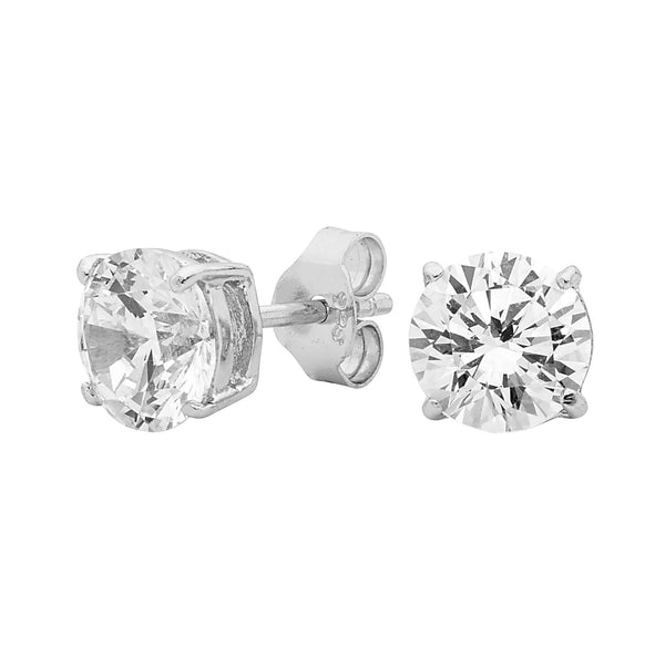 Georgini Clear Round Stud Earring