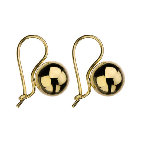 Najo - Euro Ball Earring - Gold Plated