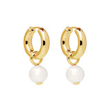 Najo - Ms Perla Yellow Gold Plated Earring