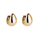 Najo - Mode Yellow Gold Huggie Earring