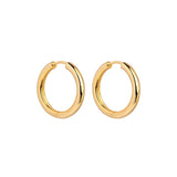 Najo - Subtle Huggie Earring Yellow Gold