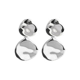 Najo - Shard Double Disk Stud Earring