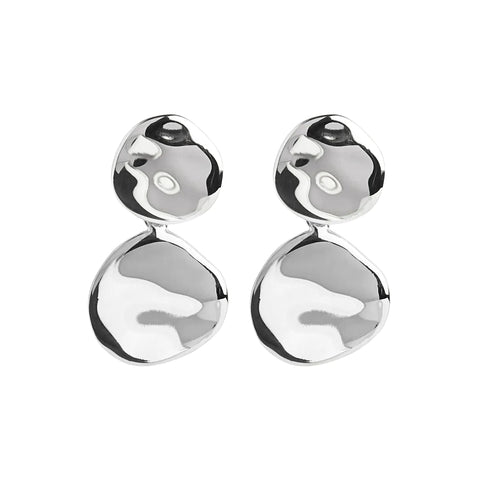 Najo - Shard Double Disk Stud Earring