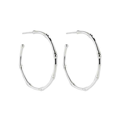 Najo - Bamboo Large Stud Hoop Earring