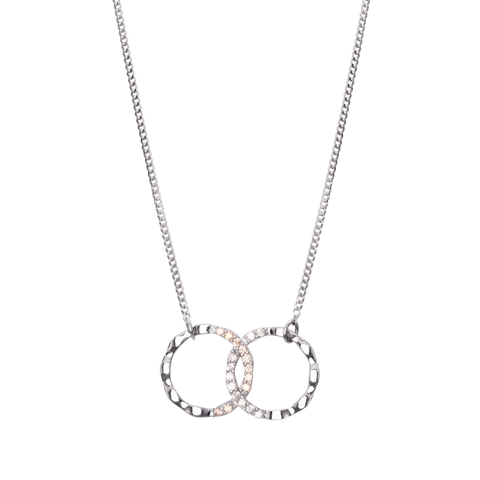 Boh Runga - Rocksteady Perfect Circle Harmony Necklace CZ