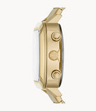 Fossil - Retro Analog-Digital Gold-Tone Stainless Watch