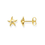 Thomas Sabo Ocean Starfish Studs Yellow Gold Plate - TH2001Y