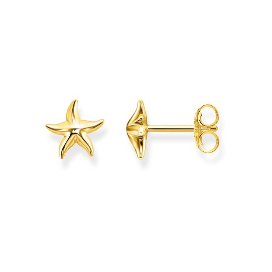 Thomas Sabo Ocean Starfish Studs Yellow Gold Plate - TH2001Y