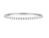 Georgini Selena 3mm Tennis Bracelet Large (19.5cm) Silver