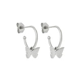 Karen Walker - Butterfly Hoop Earrings