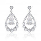 Georgini Chloe Teardrop Earrings- Silver