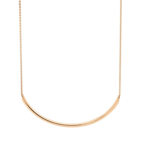 Monkey Bar Necklace Rose Gold Stainless Steel