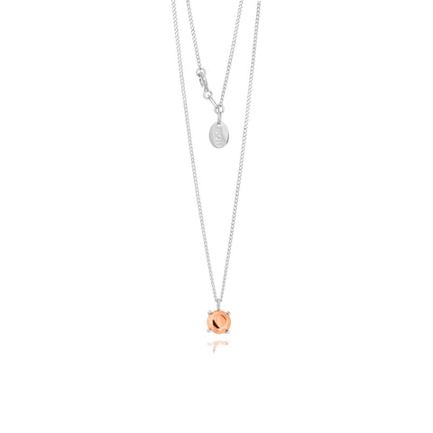 Boh Runga Modern Classic Round Pendant - 9ct Rose Gold