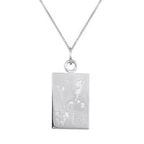 Lindi Kingi Cherry Blossom Blessing Pendant - Silver