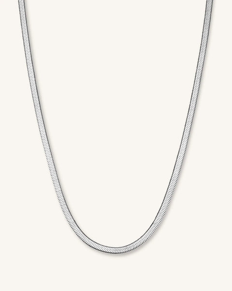 Rosefield - Snake Necklace Silver