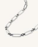 Rosefield - Multi Link Chain Necklace Silver