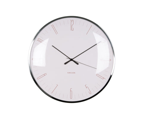 Karlsson - Dragonfly Wall Clock, Pink, 40cm