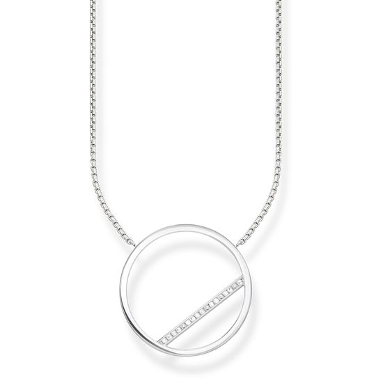 Thomas Sabo Circle Line CZ Necklace - TKE1752