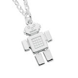 Karen Walker Robot Boy Pendant - Silver