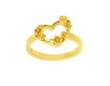 Karen Walker Botanical Heart Ring