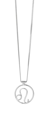 Karen Walker Zodiac Pendant - Leo - Silver