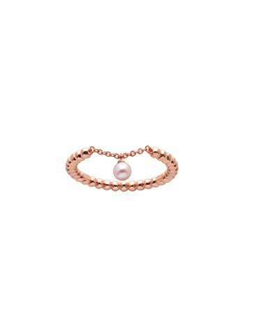 Karen Walker Vermeer Ring - 9ct Rose Gold, Pearl