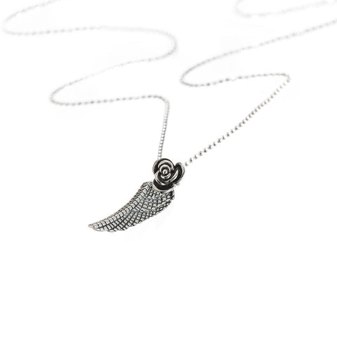 LITE WING & ROSE PENDANT