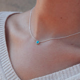 Najo - Heavenly Turquoise Silver Necklace