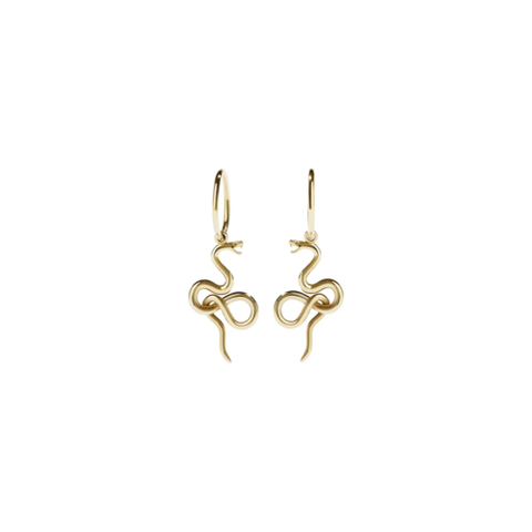 Meadowlark - Medusa Endless Hoops Pair - Gold Plated