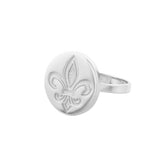 Napoleon Sterling Silver Fleur De Lis Ring