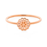 Boh Runga Lotus Ring - 9ct Rose Gold, Size Q