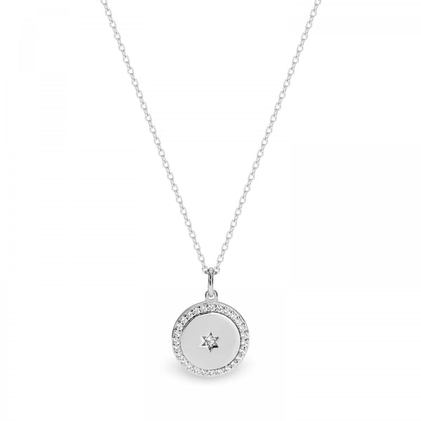 Georgini Libra Rhodium Pendant