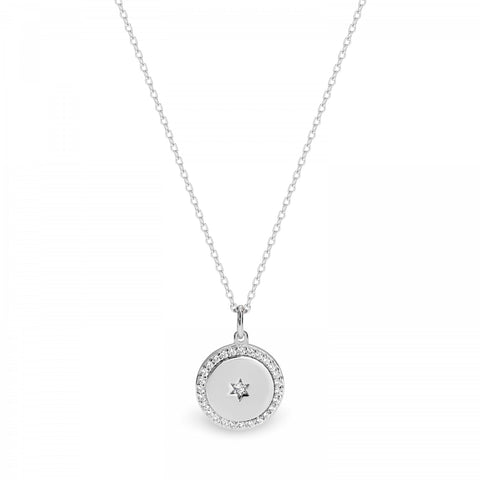 Georgini Libra Rhodium Pendant