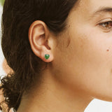 Nick Von K - Pounamu Heart Studs